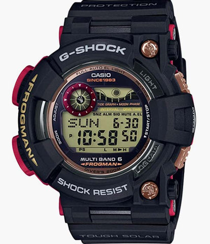 Casio ساعة G-Shock GWF-1035F-1JR FROGMAN Magma Ocean للذكرى السنوية الخامسة والثلاثين