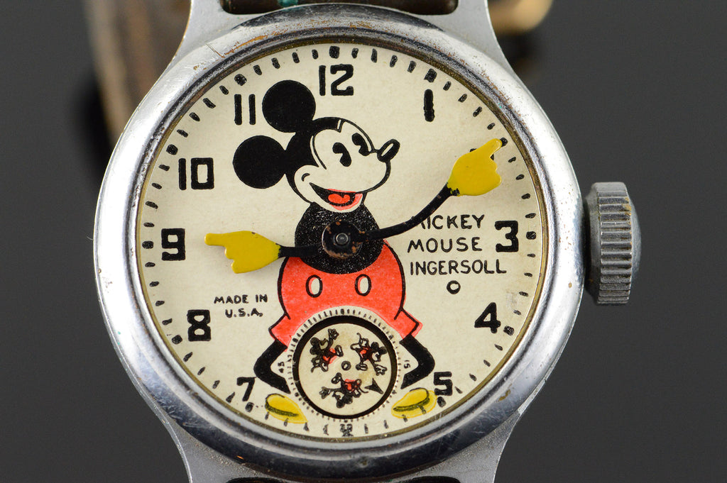 Ingersoll Mickey Mouse 1950er Jahre Uhr