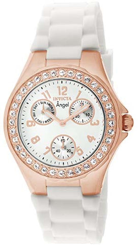 Invicta 1646 Angel Jelly Fish esfera blanca con detalles de cristal reloj