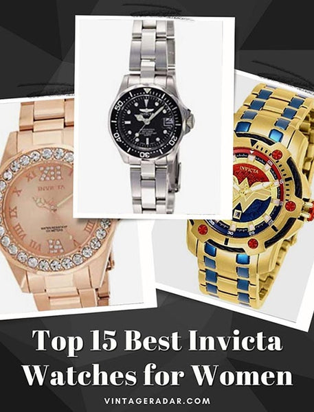 Top 15 mejores relojes Invicta para mujeres  Invicta de mujer reloj Precio  – Vintage Radar