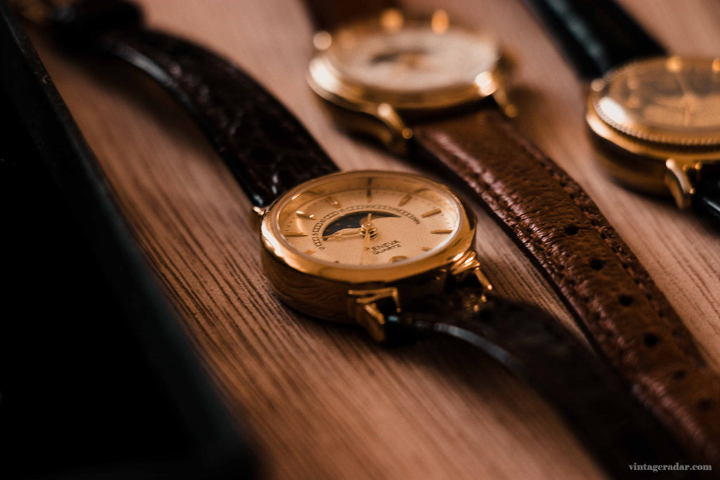 Vintage Moon Phase Watch Collection