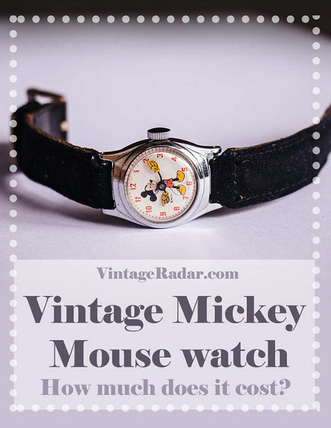 Ancien Mickey Mouse montre: Combien ça coûte?