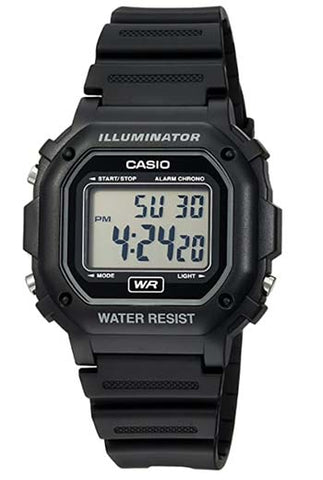 Casio F108WH Illuminator Black Resin Strap Digital Watch