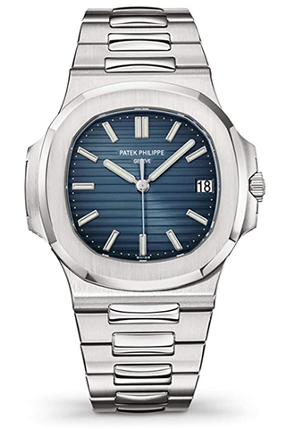 Patek Philippe 5711/1A-010 Automático Black-Blue Dial Luxury Men's reloj