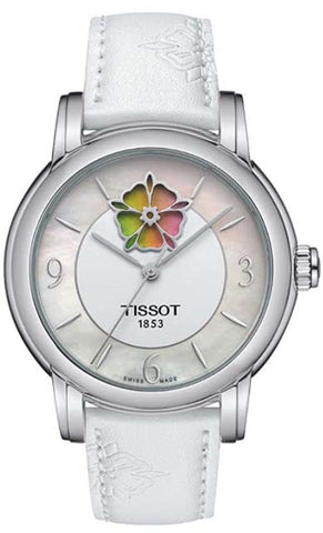 Tissot Women's Lady Heart Flower 316L Custodia in acciaio inossidabile Svizzera orologio automatico