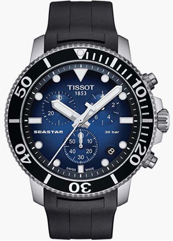 TISSOT ساعة سيستار للرجال 660/1000 كاجوال من الستانلس ستيل