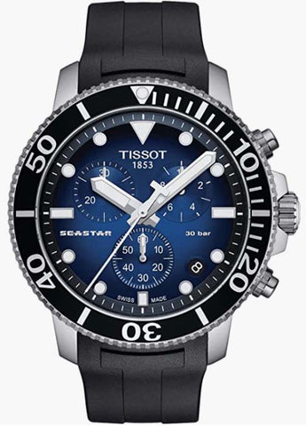 TISSOT Men's Seastar 660/1000 Casual de acero inoxidable reloj