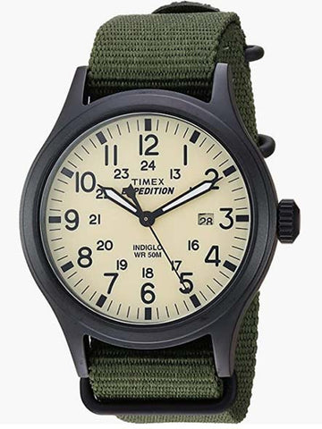 Timex maschi's Expedition Scout Indiglo 40 orologio