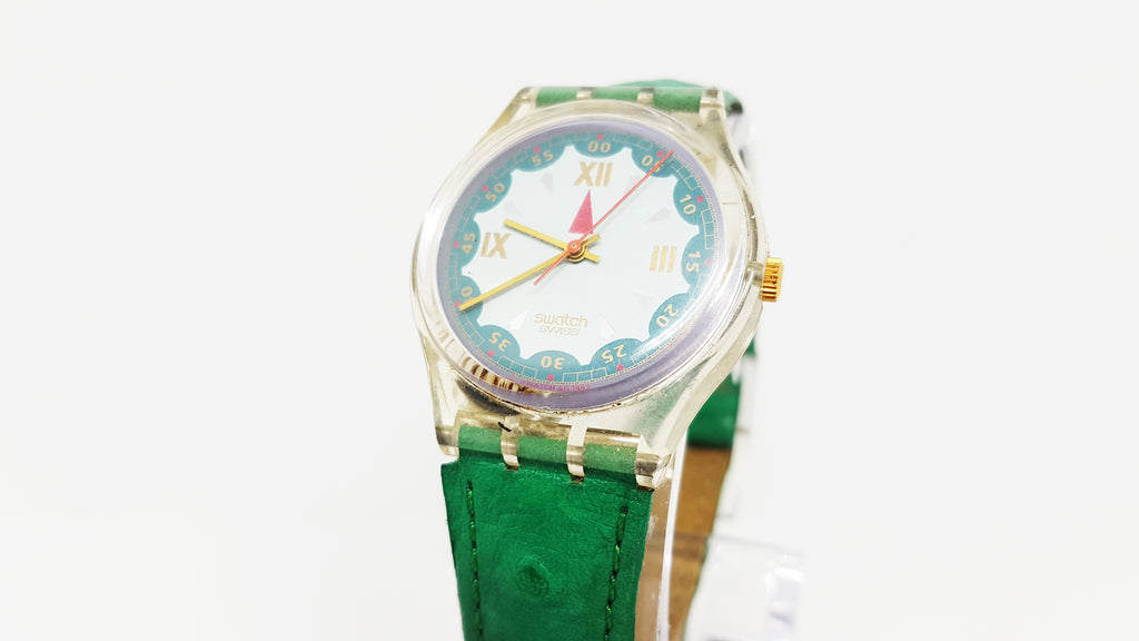 90s Vintage Swatch Watch | Green Swiss-made Swatch Watches – Vintage Radar