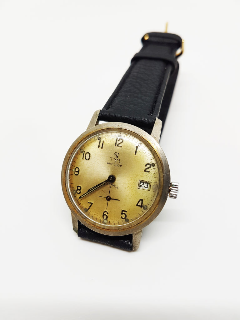 TYL Yema Vintage Windup Watch 80s | 1980s YEMA Mechanical Watch ...