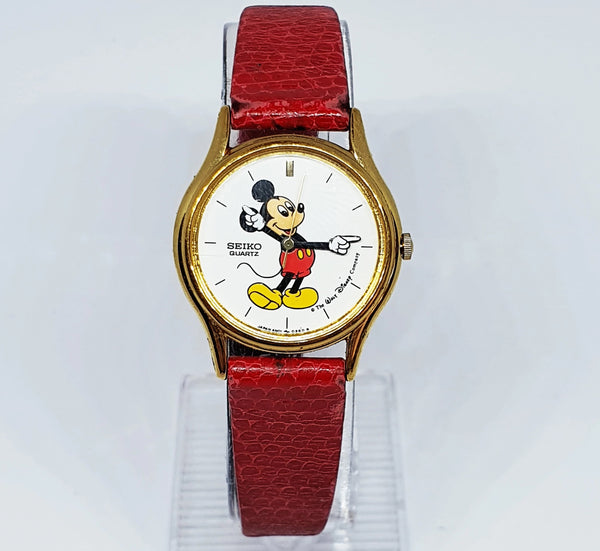 Mickey Mouse Seiko 4N01 0129 Watch | 80s Authentic Seiko Disney Watch –  Vintage Radar