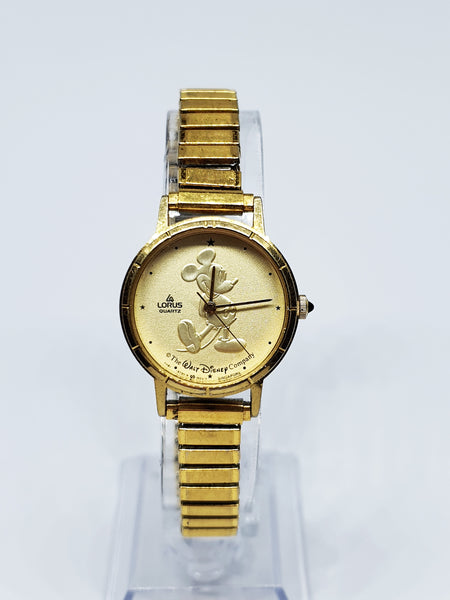1980s Lorus Y481 8730 by Seiko Watch | Lorus Gold Mickey Mouse Watch –  Vintage Radar