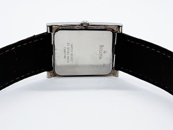 Square Silver-Tone Bulova Vintage Watch | Bulova Watches Collection ...