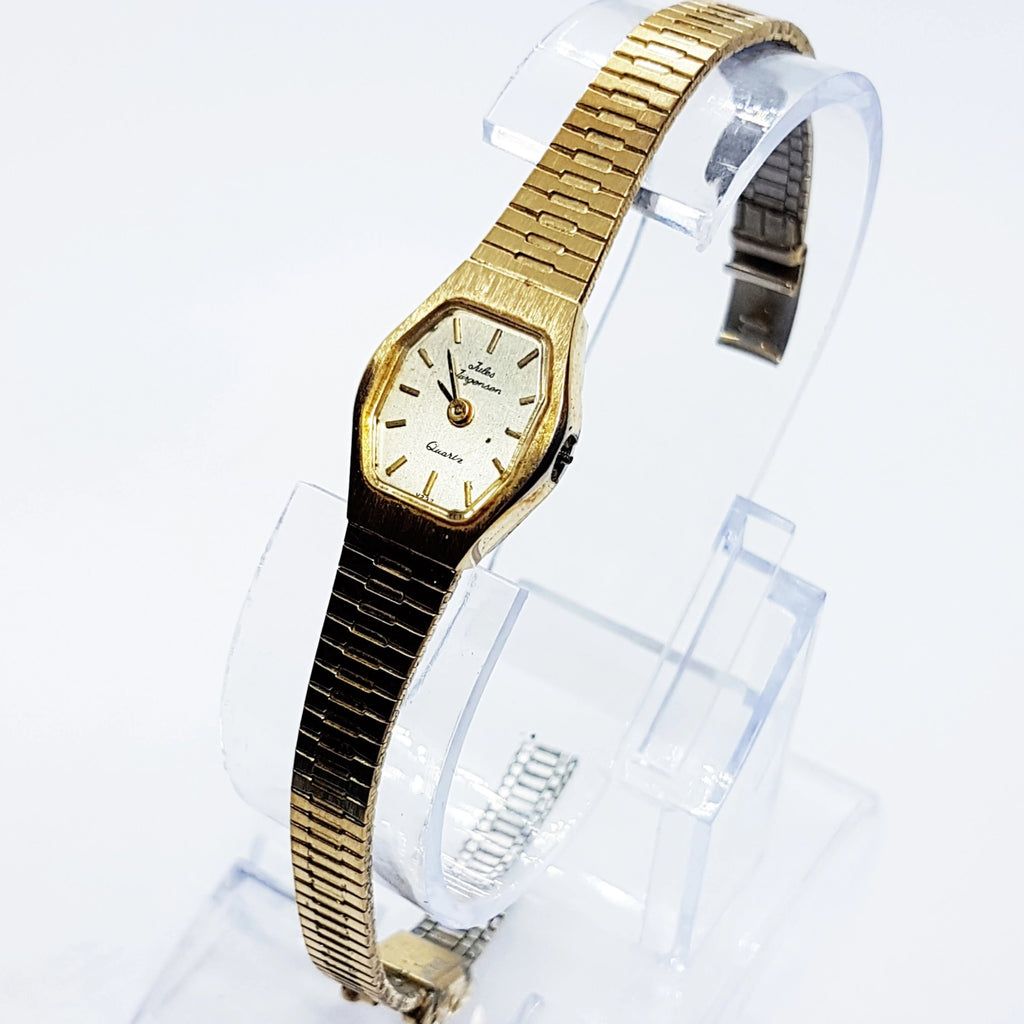 Gold-Tone JULES JURGENSEN Quartz Watch | Vintage Watch For Women ...