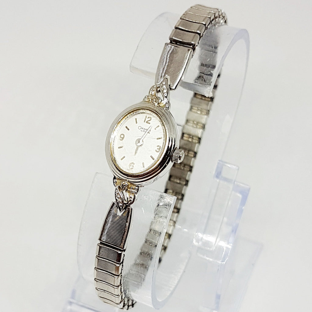 Tiny Silver Caravelle Ladies Watch | 90s Delicate Bulova Women's Watch ...