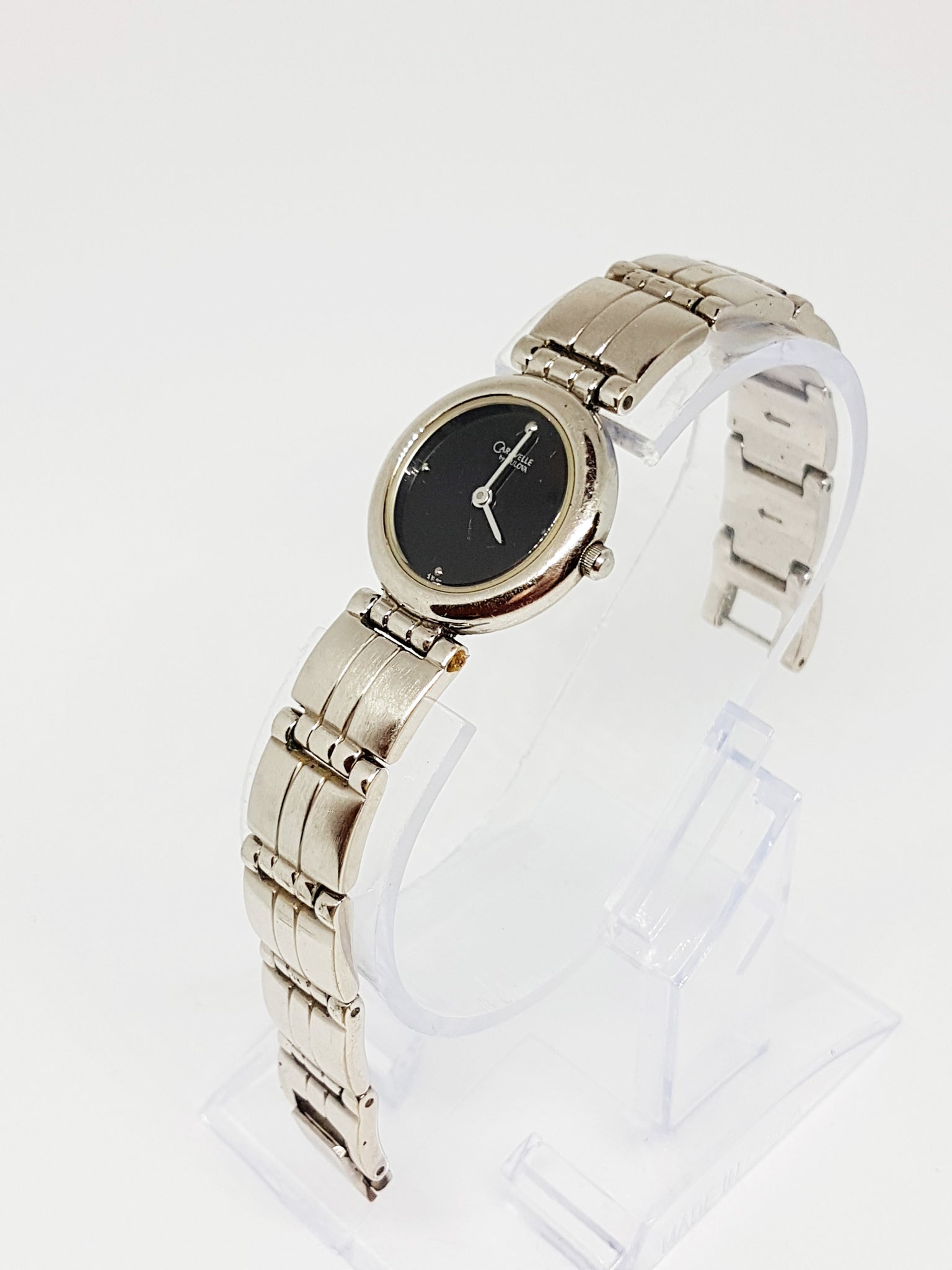 Vintage Silver-tone Bulova Women's Watch | Caravelle Analog Quartz ...