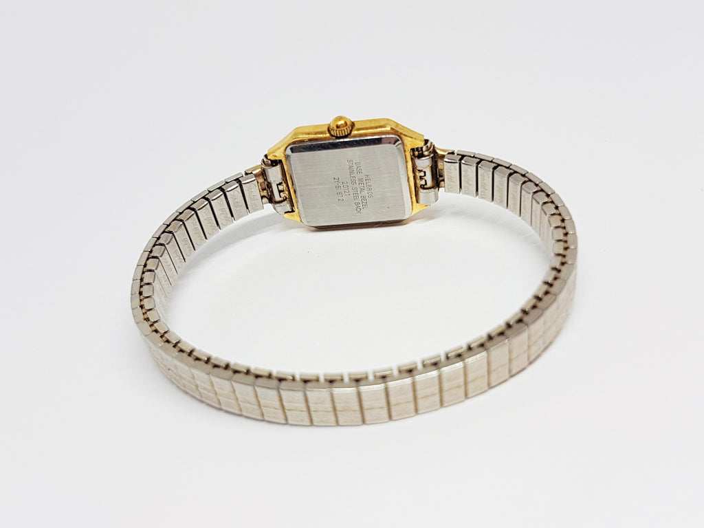 Gold-tone Helbros Quartz Watch | Ladies Square-shaped Helbros Watch ...