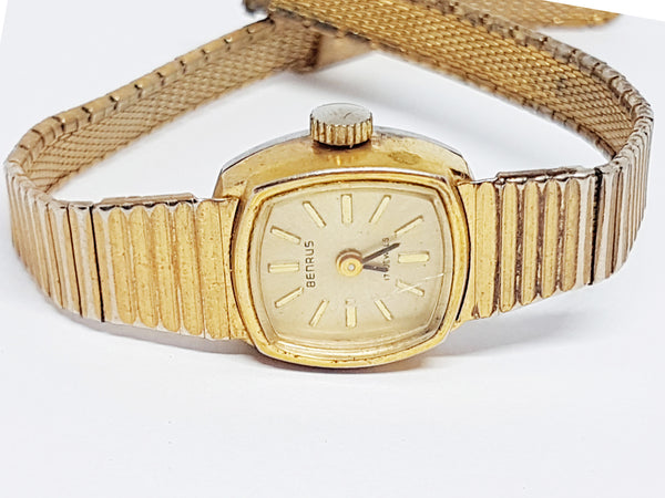 17 Jewels Benrus Mechanical Watch | Women's Gold-tone Benrus Watch ...