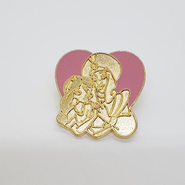 2002 Aladdin and Jasmine Heart Disney Pin | Disney Enamel Pin