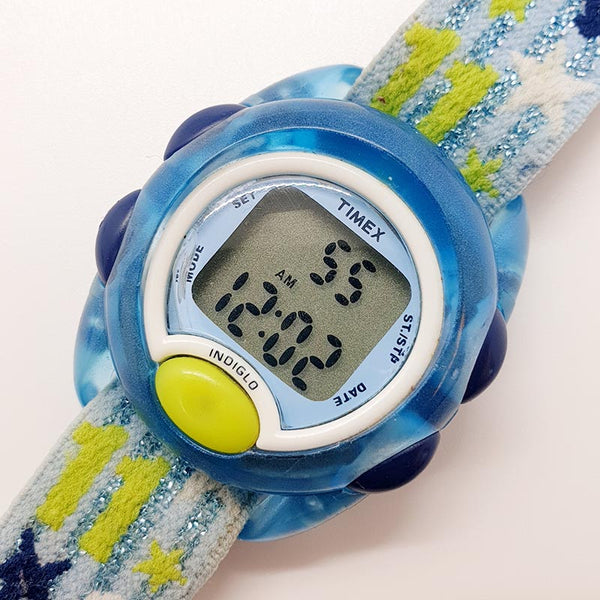 Blue Timex Digital Sports Watch | Timex Indiglo Multiple Functions –  Vintage Radar