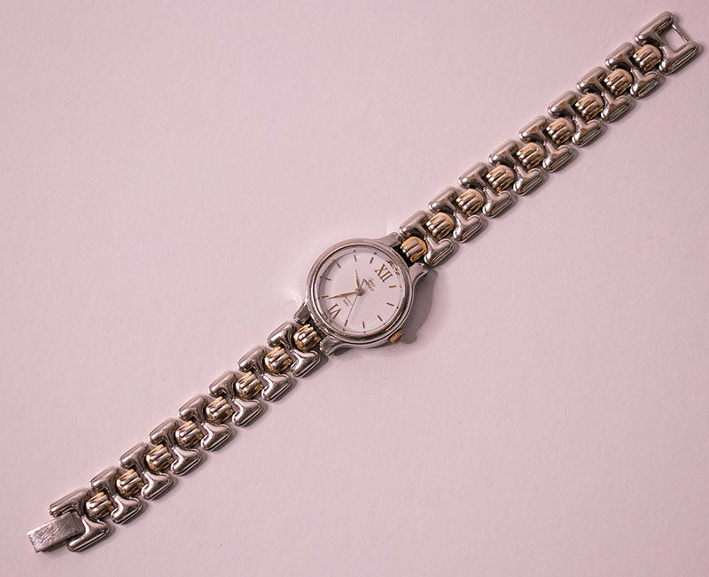 Timex Two Tone Fashion Watch for Women Indiglo Quartz Watch – Vintage Radar