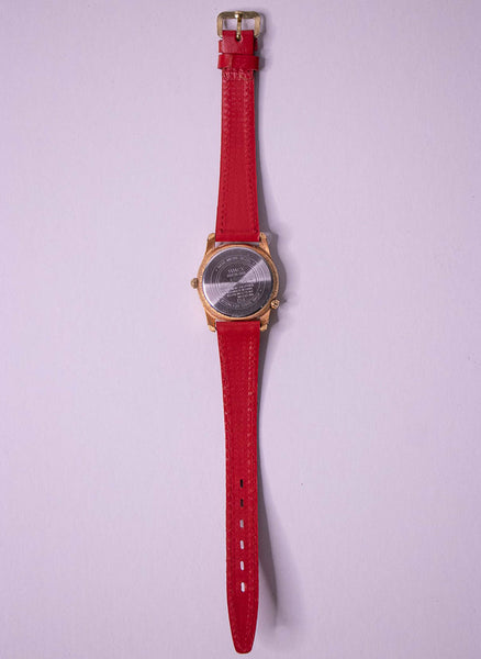Vintage Timex Essentials Indiglo 30M Watch for Women Red Watch Strap ...
