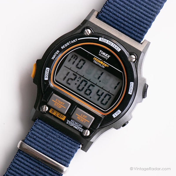 Vintage Timex Ironman Triathlon Digital Watch | Casual Mens Watches –  Vintage Radar