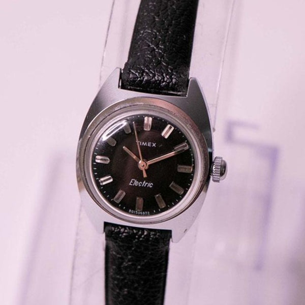 1972 Timex Electric Black Dial Watch | Rare Vintage Timex Watches – Vintage  Radar