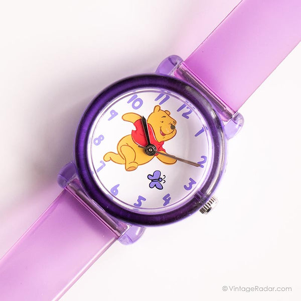 Vintage Purple Seiko Watch | Winnie the Pooh Wristwatch for Ladies –  Vintage Radar