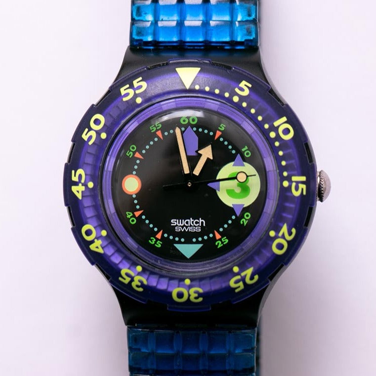 CAPTAIN NEMO SDB101 Swatch Watch | Vintage Scuba Swatch Watches ...