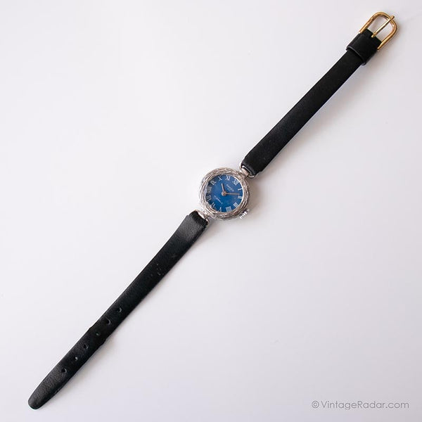 Vintage Anker 67 Blue Dial 17 Jewels Mechanical Watch for Women ...