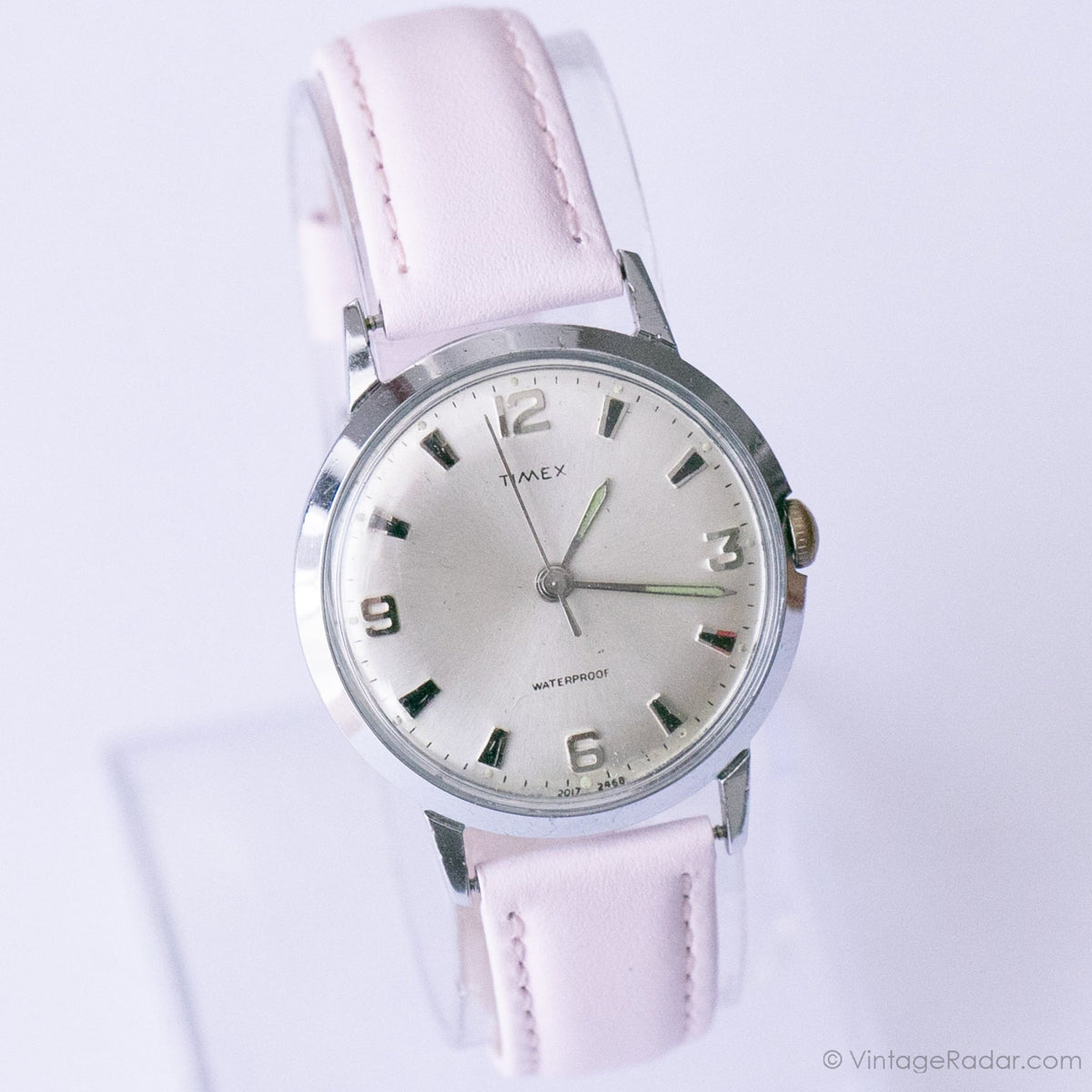 Vintage 1960s Timex Watch | 60s Wind-up Timex Steel Watch - Pink Watch –  Vintage Radar