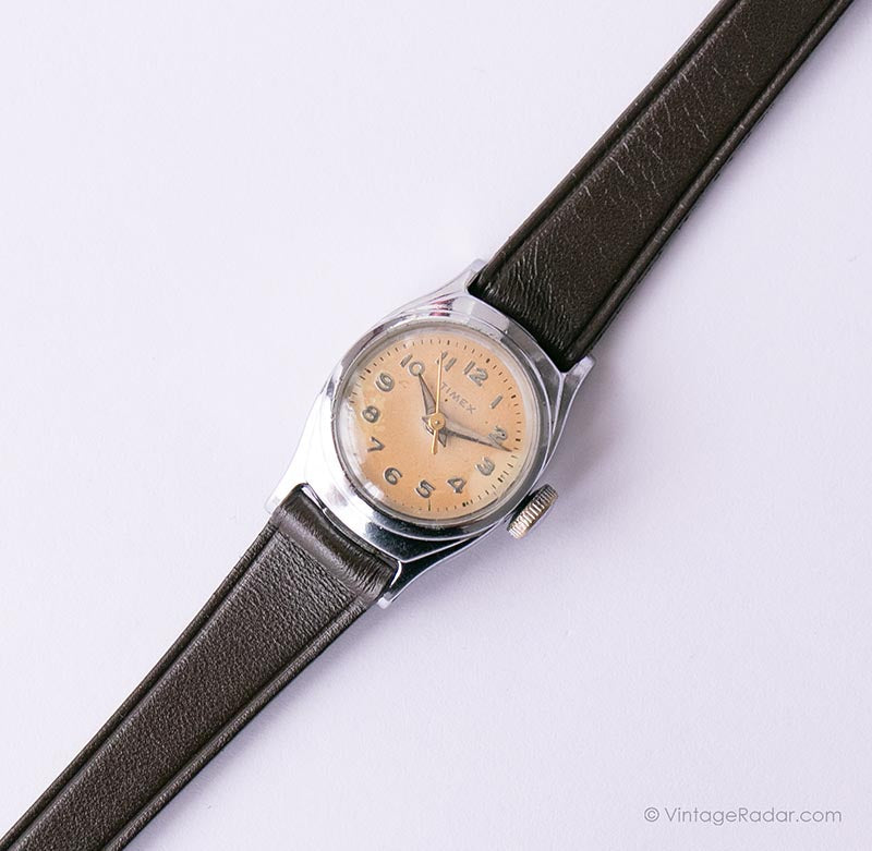 Silver-Tone Timex Mechanical Watch For Women | Art Deco Timex Watches ...
