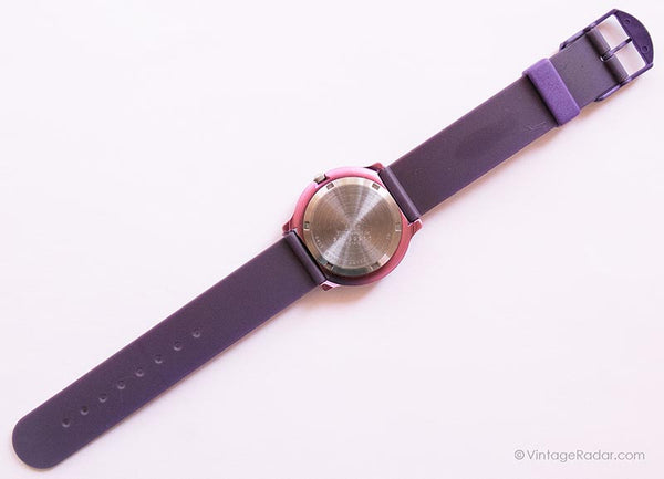 Vintage Purple Adec Watch for Women | Colorful Citizen Quartz Watch ...