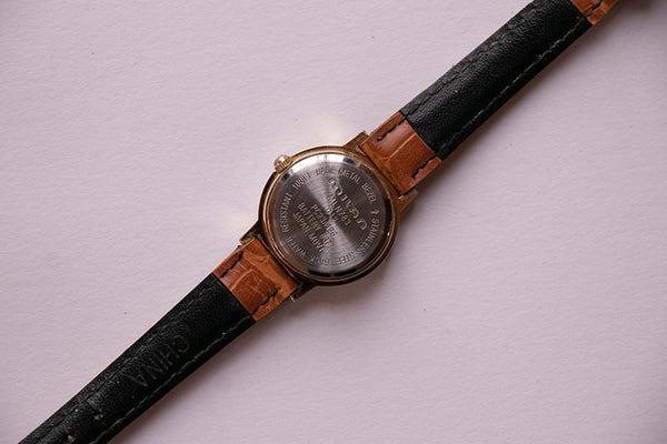 RARE Vintage Milan Moon Phase Watch with Brown Leather Bracelet ...