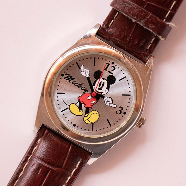 Antiguo Mickey Mouse reloj Para hombres y mujeres | Cuarzo los 90 reloj – Vintage Radar