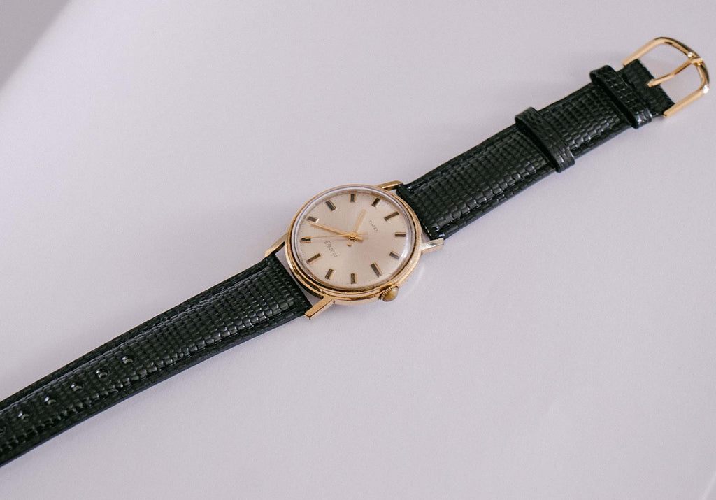 1980s Gold Timex Electric Watch | 34mm Rare Vintage Timex Wristwatch ...