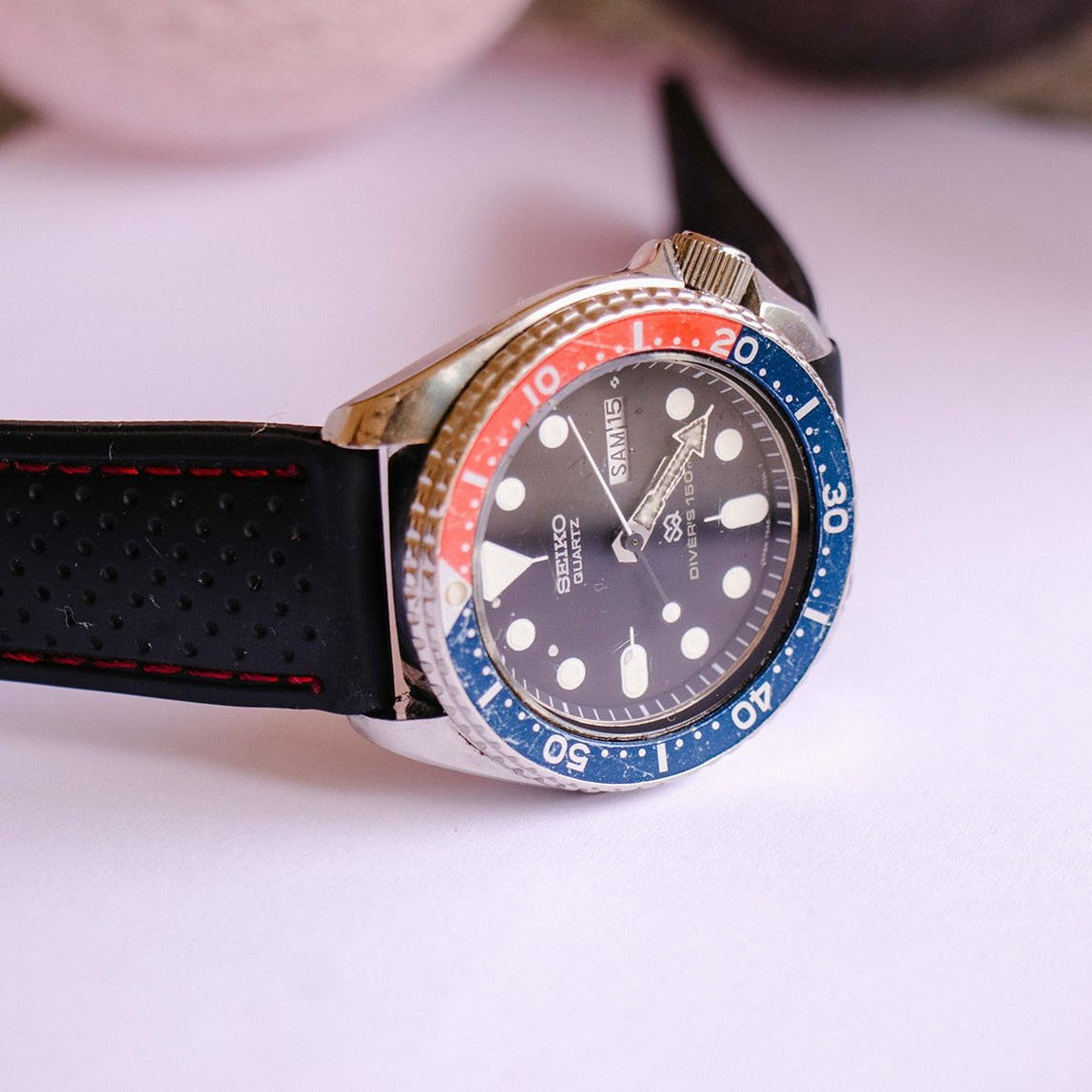 Seiko Pepsi Diver 7548-700B Watch | Seiko Men's Diver Watch 150m – Vintage  Radar