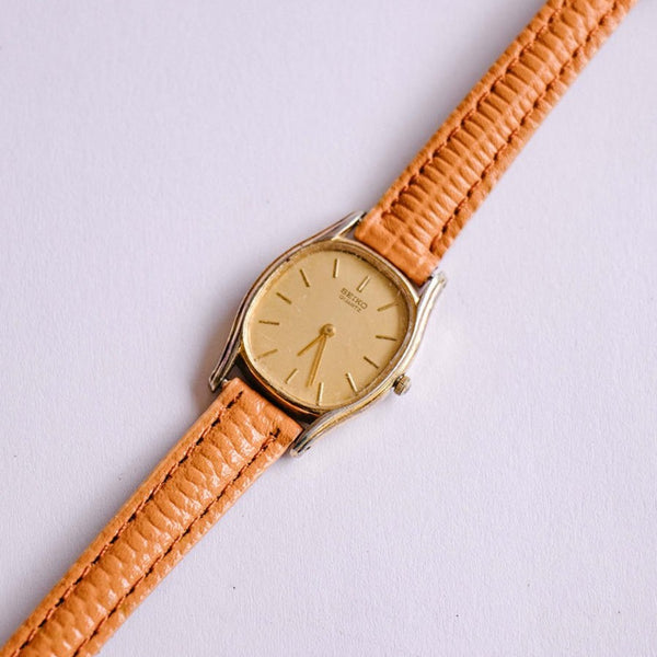 Vintage Ladies Seiko Watch | Delicate Gold-tone Seiko Quartz Watch – Vintage  Radar