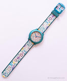 Vintage Blue Floral Life by Adec Watch | Ladies Japan Quartz Watch