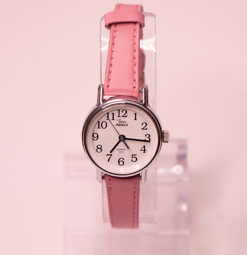 Rare Pink Timex Indiglo Watch for Women WR 30m 1990s – Vintage Radar