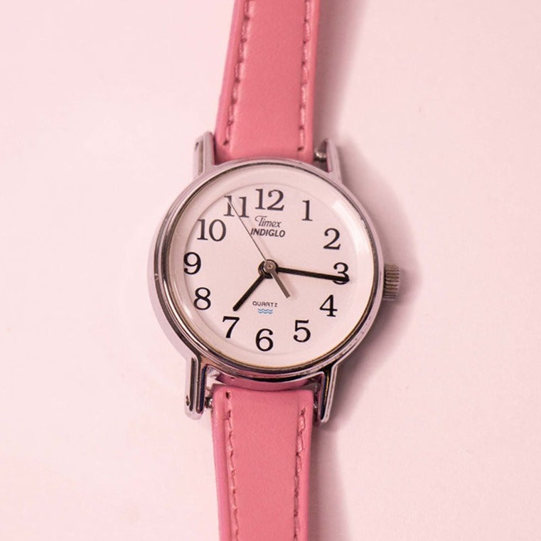 Rare Pink Timex Indiglo Watch for Women WR 30m 1990s – Vintage Radar
