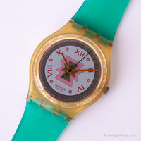 Vintage 1992 Swatch GK154 CUZCO Watch | 90s Tribal Swatch Gent