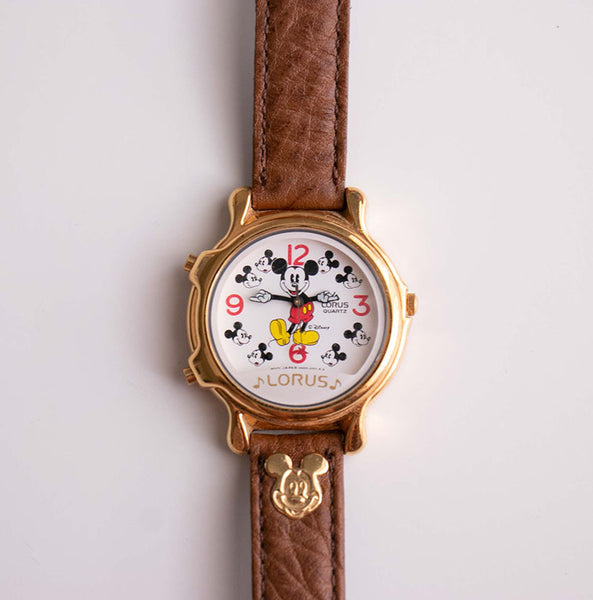 Vintage Disney Mickey Mouse V422-0011 R2 Musical Watch Lorus by Seiko –  Vintage Radar