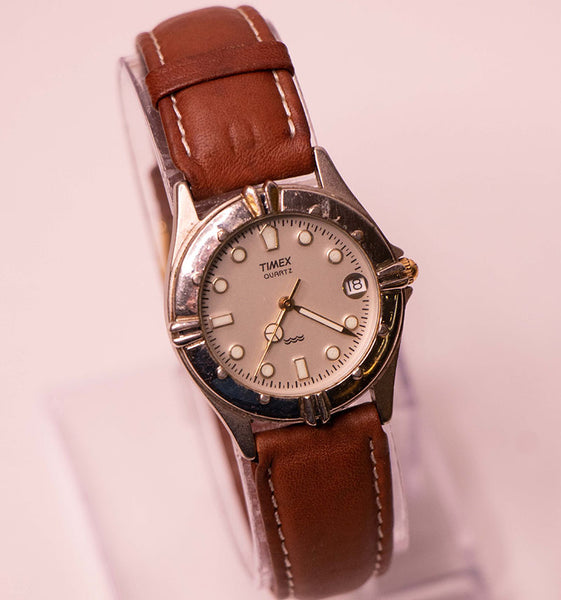 Two Tone Timex Elegant Dress Watch 395 LA Battery Cell – Vintage Radar