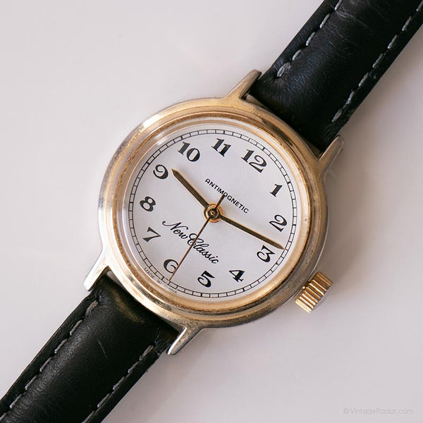 Vintage Mechanical Watch by New Classic | Gold-tone Retro Ladies Watch ...