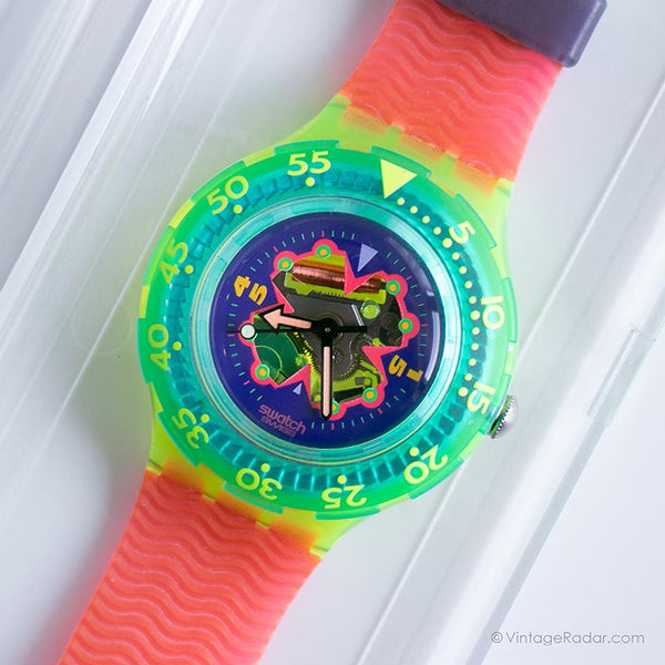 安心の定価販売】 未使用 swatch SCUBA 200 腕時計 SDK110 電池交換済み