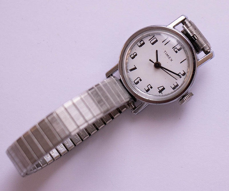 Classic Silver-Tone Timex Watch | Mechanical Watches for Men and Women ...