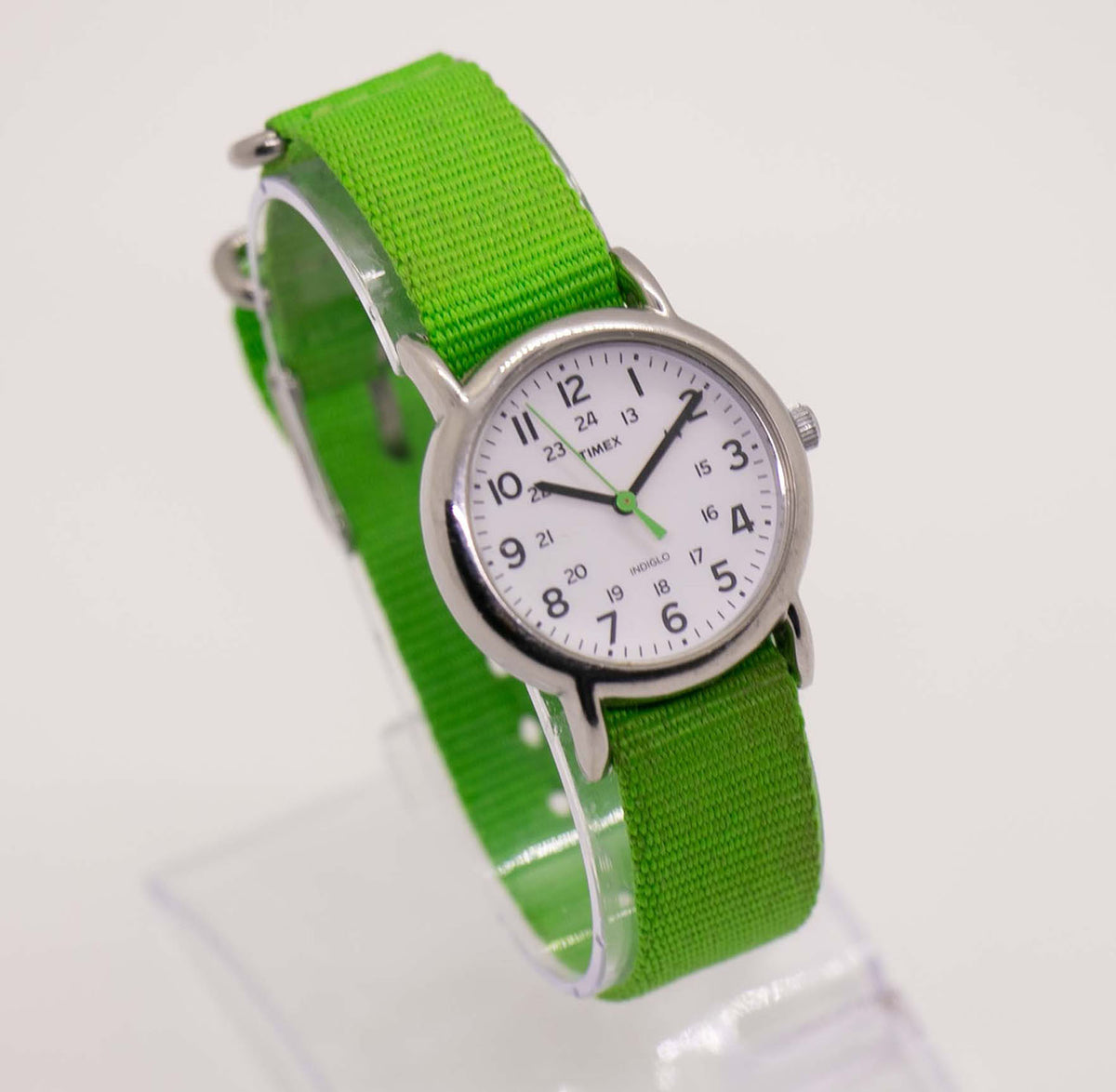 Green Timex Indiglo Nato Strap Watch | Timex Casual Daily Watch – Vintage  Radar