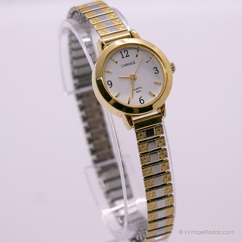 Vintage Two-tone Carriage Watch for Ladies | Luxury Quartz Watches ...